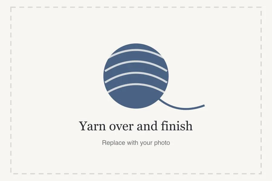 A finished single crochet stitch with one loop left on the hook